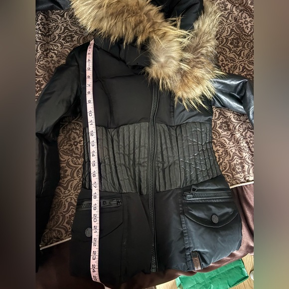 Rudsak coat leather and real fur xsmall - Picture 8 of 8